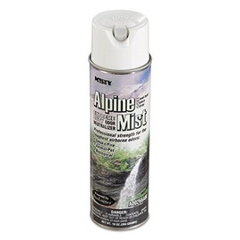 Misty Air Freshening Deodorizing Spray - Alpine Mist - 10 oz (Case of 12) 1039394 - Premium Odor Neutralizer for Smoke, Organic Decay, and Other Unwanted Odors