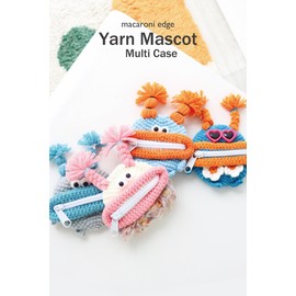 [macaroni edge] Macaroni Edge Yarn Mascot, Multi-Case, Pouch, Small Items, Monster Ladies, Storage, Korean Goods, Handmade, twin tail/grey