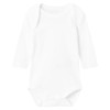 NAME IT Baby Girl Bodysuit, White