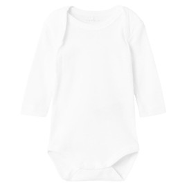 NAME IT Baby Girl Bodysuit, White