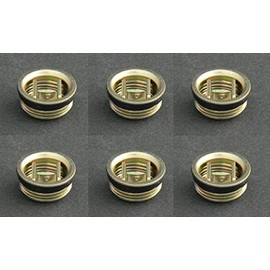 6 Lot Rieke 3/4" Titegrip Steel Bung Cap Plug Buna 55 Gallon Drum Barrel T-200