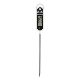 Digital Meat Thermometer - Instant Read, Waterproof, with LCD Display for Cooking, BBQ, and Grilling - Temperature Range: -50°C to 300°C