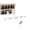 Printari Spice Rack Wall Shelf for 4 Ankerkraut Cork Jars