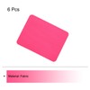 MECCANIXITY 6Pcs Iron-On Fabric Repair Patches, Rose Red, 4.9"x3.7", Rectangular,