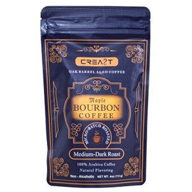 Crea8t 4oz Maple Bourbon Ground Coffee - 4oz Bag