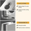 Square Slot Cutter for Dewalt & Milwaukee,Stainless Steel Square Hole