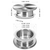 Housoutil Cold Water Jug Lid Replacement with Dual Pour Spouts