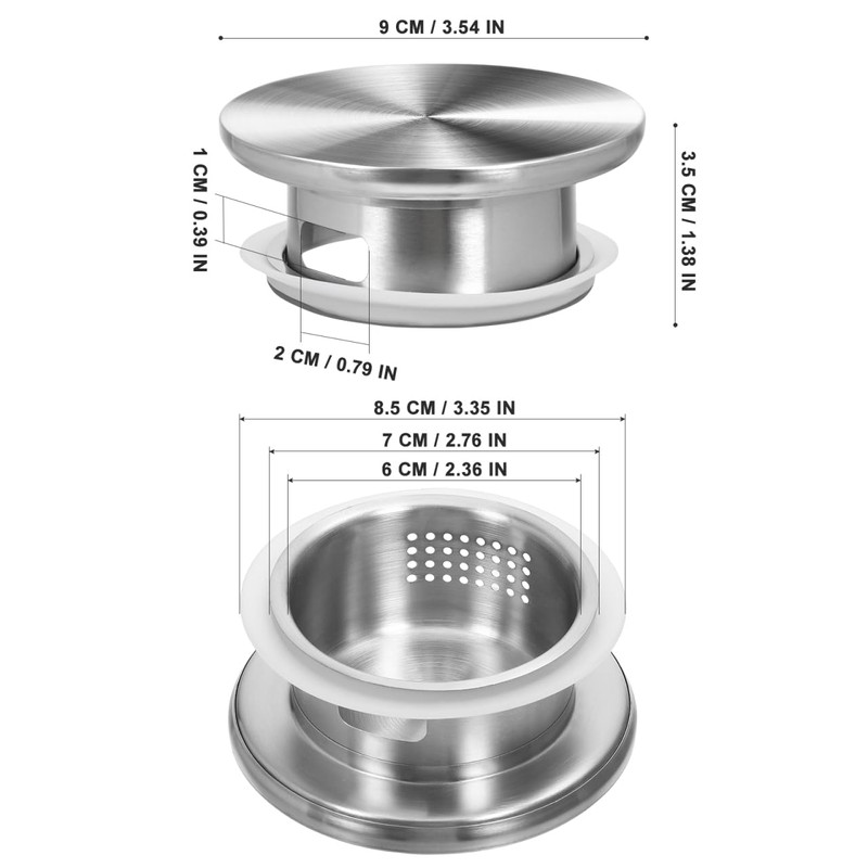 Housoutil Cold Water Jug Lid Replacement with Dual Pour Spouts