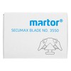 MARTOR martor Replacement Blades, 10 Sheets SECUMAX BLADE 3550 3550