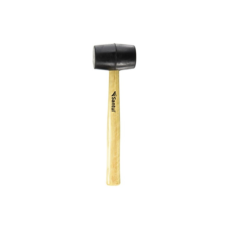 Santul 7044 Mazo de Hule, 16 Oz, Mango de Encino