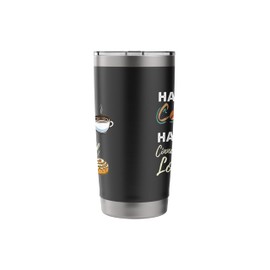 Half Coffee Half Cinnamon Roll Lover Stainless Steel Insulated Tumbler