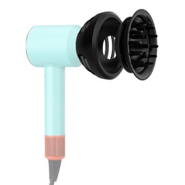 Wave+Curl Diffuser for Dyson Hair Dryer, Upgraded Diffuser Attachment for Dyson Supersonic or Supersonic Nural Hair Dryer HD16 HD15 HD12 HD08 HD04 HD03 HD02 for Wavy Curly or Coily Hair