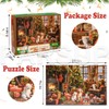 Christmas Advent Calendar 2024 Jigsaw Puzzles - Fireplace 1000 Pieces