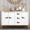 JfwuHap Horse Cabinet Knob 4 Pcs Drawer Dresser Knobs Pulls
