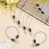 GORGECRAFT 6PCS Stainless Steel Lanyard Cable 4mm Security Cable Wire