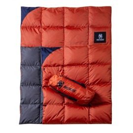 OneTigris Down Blanket, 76.8 x 53.1 inches (195 x 135 cm), Multi Blanket, Cold Protection, Camping, Outdoors, Blanket, Sleeping in Car, Ultra Lightweight, Tent Quilt, Soft, Warm, Compact, Storage Bag