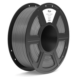 ELEGOO ELEGOO PLA+ Filament 1.75mm Space Gray 1KG, Tough PLA Plus 3D Printer Filament Dimensional Accuracy +/- 0.02mm, 1kg Spool(2.2lbs) for Most FDM 3D Printers