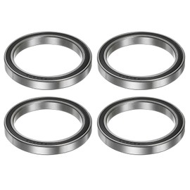 TOP-VIGOR 4Pcs 6809-2RS Deep Groove Ball Bearings, Z2 45mm x 58mm x 7mmDouble Sealed Industrial Bearings, Chrome Steel Skateboard Bearings for Electrical Instrument Equipment