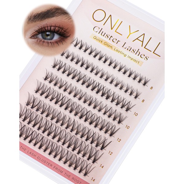 Onlyall Lash Clusters Eyelash Extensions Wispy Eyelash Clusters Cat Eye