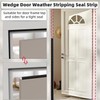 Guardapolvo y Protector para Puerta,Burletes de Cuña Puertas Ventanas,Tiras Sellado