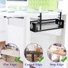 Haiansan Under Desk Cable Management Tray, No-Drill Under Desk Cable