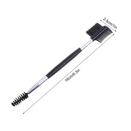 WOONEKY Perfect Eyebrow Lash Comb Brush 6pcs Set Double Head for Alluring Look