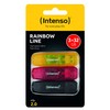 Intenso Rainbow Line USB 2.0 Flash Drive 3 x 32