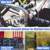 VIVBOO 1/2Inch Heavy-Duty Security Cable Lock with Loops 4FT/6FT/8FT/10FT Bike