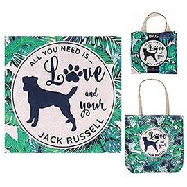 Doggy Style Eco Shopper - Shopping Bag/Shopper Bag/Reusable Shopping Bag/Tote Bag (Jack Russell)
