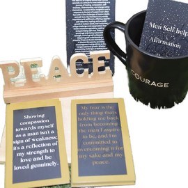 Men Self Help Guidance Affirmation Cards for Positive thinking and reassurance