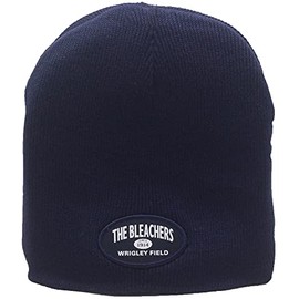 Wrigley Field Chicago Built 1914 Skull Knit Hat Patch Navy