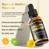 Mullein Drops for Lungs Cleanse, Natural Mullein Leaf Extract for