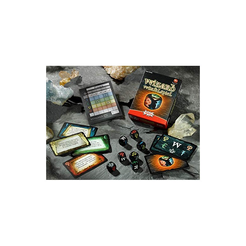 AMIGO Spiel + Freizeit 1955 Wizard Dice Game Multi-Coloured
