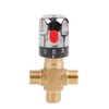 Brass Thermostatic Mixing Valve, 3 Way Water Temperature Pipe Basin