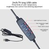 16cm LED USB Circle Light RGB Fill Light with Clamp
