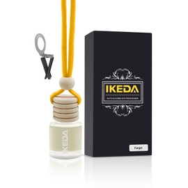 Ikeda Car Scent: Hanging Car Air Freshener | 10ml Round Hanging Car Decoration | With Vent Clip | For Car Home | 1 Piece (10ml Round x 1 Piece, Forget)