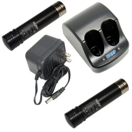 HQRP Battery Charger and Two Batteries Compatible with Craftsman 900112710 900.112710 9-11271 911271 387101-01 387101-00 00911271000 900112690 Power Tools