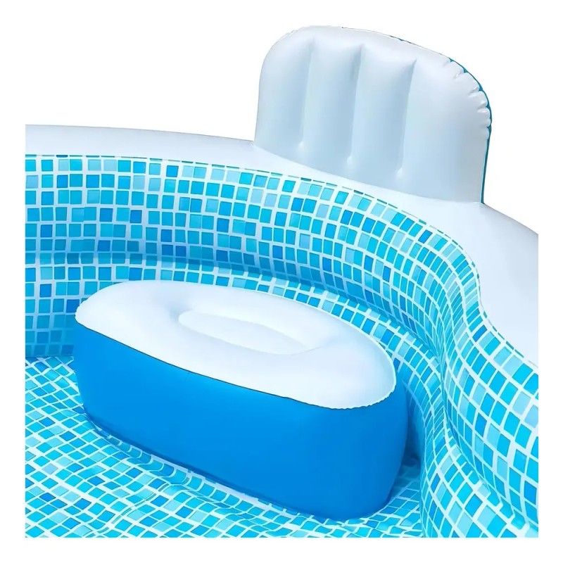 Alberca Inflable Summer Waves Familiar Color Azul