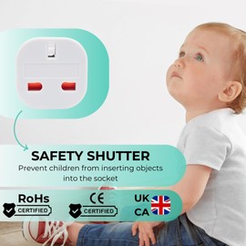 Double Dragon Double Dragon UK to US & Australia Travel Adapter | 3-Pin to 2-Pin Plug Converter with Swivel Pins | Works in USA, Canada, Japan, Thailand, Australia, New Zealand, China & More | 100V-240V | 2-Pack