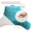 Nestl Reading Pillow for Bed Adult with Fleece Blanket –
