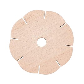 Hayaww Wooden Kumihimo Disk Weaving Disc Knotting Star Made of Wood Round Kumihimo Braided Plate Round Braided Disc Wood Braiding Discs for Crafts Braided Cord for Crafts DIY Bracelet