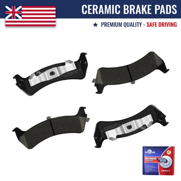 YXPCARS Rear Ceramic Brake Pads for Ford Explorer Ranger Mercury
