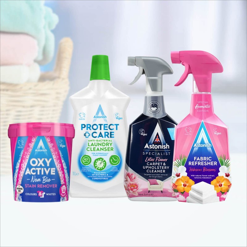 Astonish Oxy Active Fabric Stain Remover, Stain and Odour Eliminating,