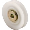 Prime-Line D 1716 Nylon Roller, Steel Ball Bearings, 1-11/16 In.