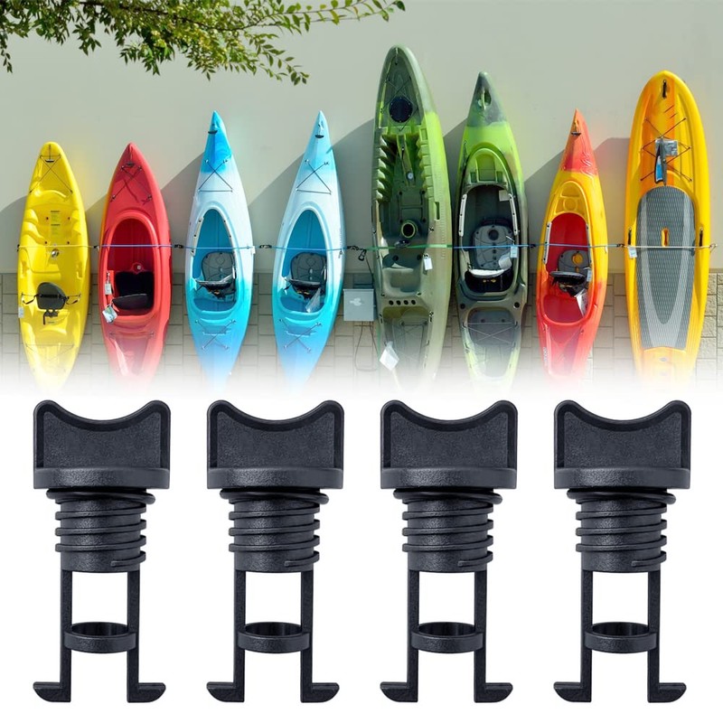 Zveniy 4 Pcs Nylon Kayak Drain Plug Kit Replacement Nylon