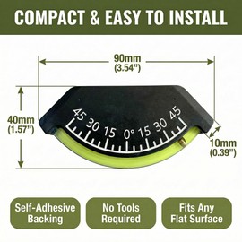 INVINEEX 3-Pack Ball Level Gauge for RV, Trailer & Camper, ±45° Tilt