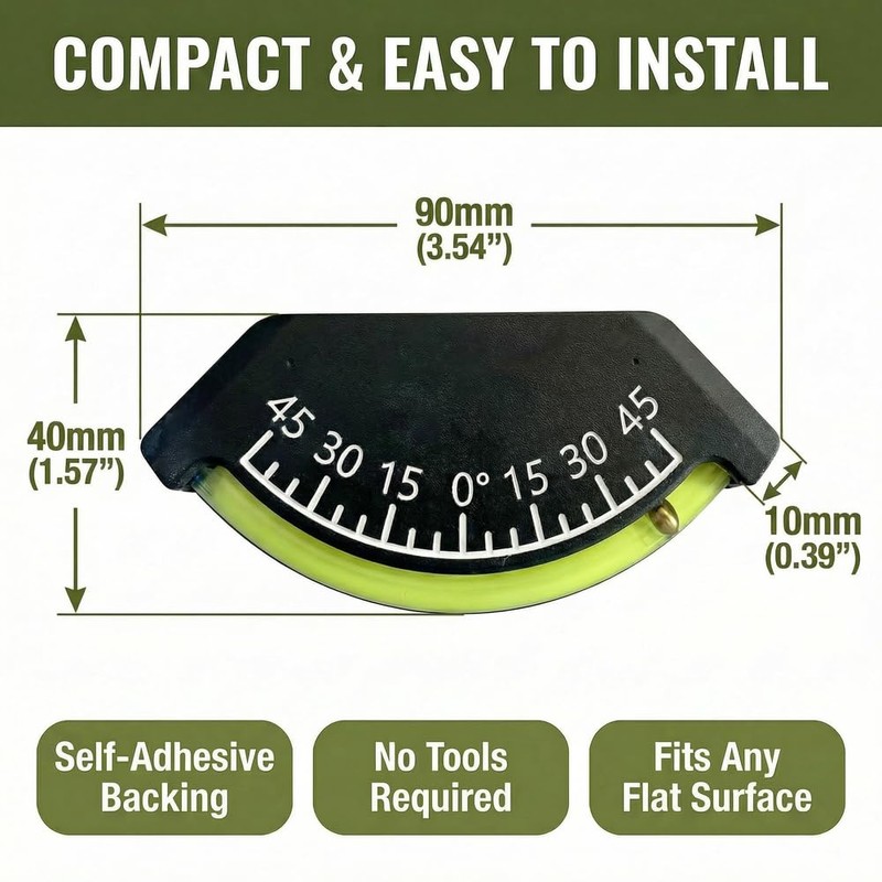INVINEEX 3-Pack Ball Level Gauge for RV, Trailer & Camper,