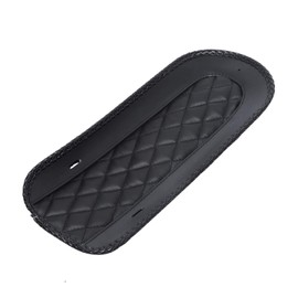 Black Vinyl Leather Rear Fender Bib For Harley Touring 2008-2023