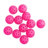 12PCS 74mm 40 Holes Pickleballs PE Plastic High Elasticity Pickleball
