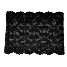 Zaffron Women's Lace Under Hijab Headband Black